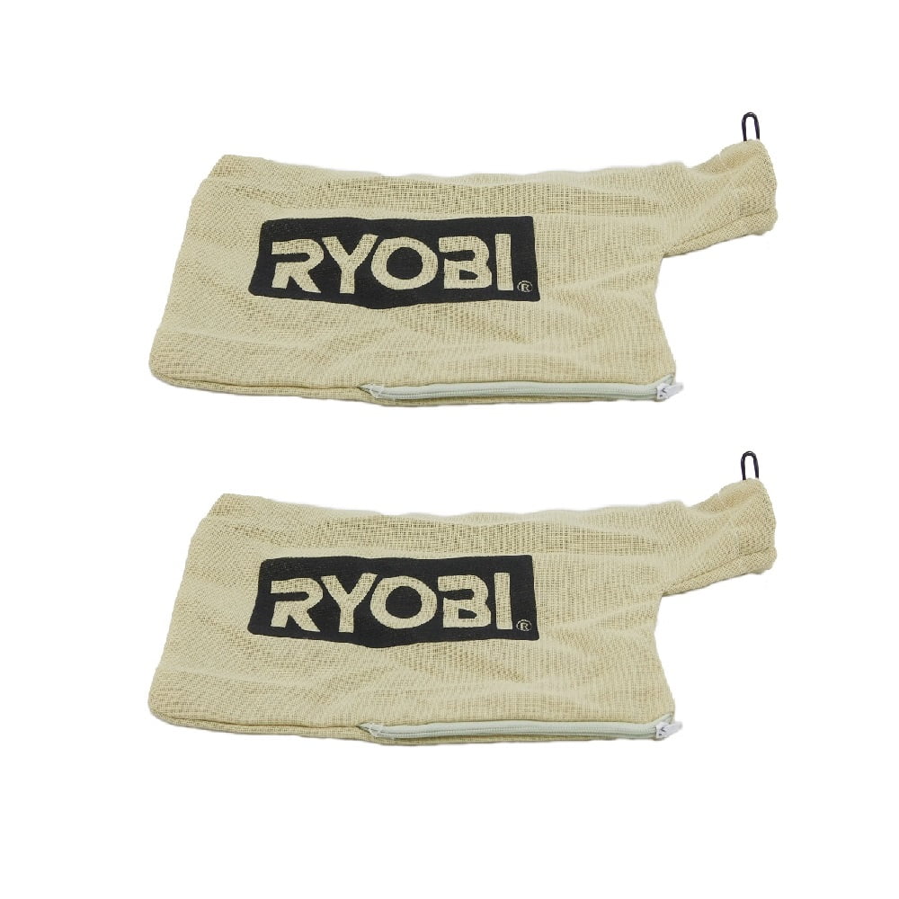Ryobi TSS100L 10" OEM (2 Pack) laser miter saw replacement dust bag