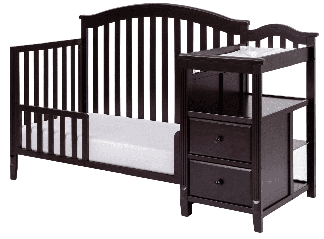 AFG Baby Furniture Kali Toddler Bed Guardrail, Espresso