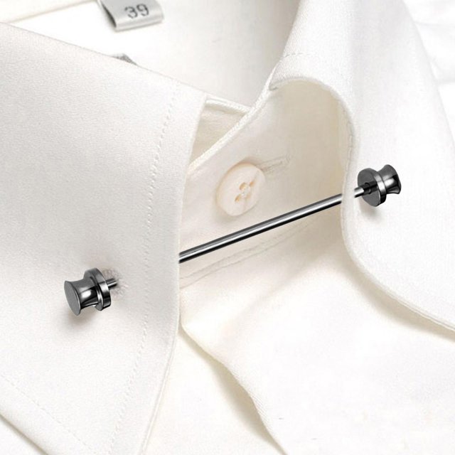 Pin de barra de cuello Hugo Clips para la barra del cuello de la camisa 60 mm