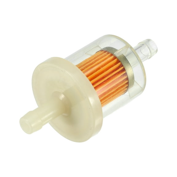 Unique Bargains Fits 1/4 Inch Gas Inline Fuel Filters 2.83"x1.38" for Motorcycle ATV Snowmobiles Boat Plastic Orange