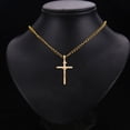 thumbnail image 3 of 14K Two Tone Gold Religious Crucifix Pendant for Chain Necklace | Jewelry Gift for Men Women | 42 x 27 MM | 1.8 grams, 3 of 9