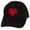 Black, variant on Gravity Trading Red Heart Dad Hat - Embroidery Adjustable Cap - White
