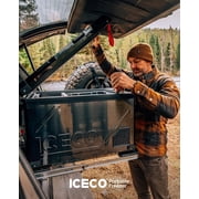 ICECO APL55 Dual Zone Portable Refrigerator Freezer Bluetooth Controlled, 55 Liter 12v Freezer with SECOP Compressor