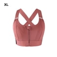 thumbnail image 4 of Sujetadores deportivos para mujer Sonducket correas ajustables a prueba de golpes Rojo SG, 4 of 6