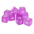 thumbnail image 1 of Dices, 30PCS  Cubes Right Angle Transparent Colored Plastic 6 Sided Dices For Games, 1 of 8