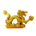 thumbnail image 3 of 5x Chinese Zodiac Golden Dragon Statue Animal Decoration Home Decoration, 3 of 5