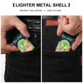 thumbnail image 3 of Rick y Morty-theme Copper Metal Lighter Shell, Premium Replacement Refillable Lighter Case with Durable Metal Construction, Compatible with Zippo and Most Standard Lighter Models, 3 of 6