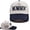Navy, variant on Women's Trucker Hat Retro Two Tone Ponytail Baseball Cap Embroidered Adjustable Hat Great Present For Mom & Women