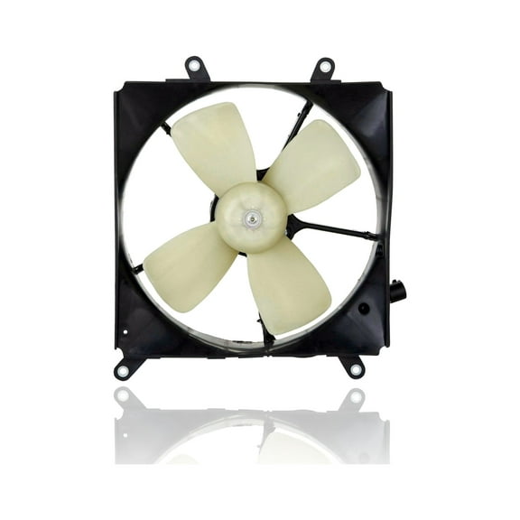 Engine Cooling Fan Assembly - Cooling Direct Fit/For 1671115240 88-91 Toyota Corolla RWD Coupe Fits select: 1989-1992 GEO PRIZM