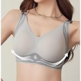 thumbnail image 4 of YHAJDS Women's Seamless Comfortable Daily Bra， Women's Seamless Contrast Sponge Bra Soft Support Comfortable Breathable Fixed Cup Everyday Underwear, 4 of 5