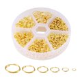 thumbnail image 1 of Handyman Crafts Jump Rings Kit Open Jump Rings for Jewelry Making Keychains and Necklace Connectors, 1 of 5