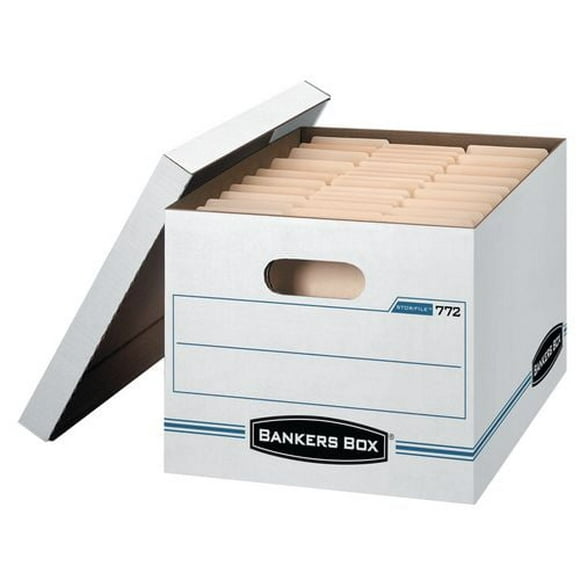 Bankers Box® Stor/File™ Standard Strength Storage Boxes - 3pk, Bankers Box® Stor/File™ Standard Strength Storage Boxes are great for occasional usage.