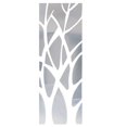thumbnail image 1 of Pegatina de pared con espejo de árbol acrílico 3D, extraíble, para bricolaje, decoración del hogar, mural, 100 x 28 cm, 1 of 6