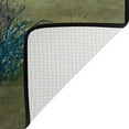 thumbnail image 4 of GZHJMY Mermaid Non Slip Area Rug for Living Dinning Room Bedroom Kitchen, 4' x 5'(48 x 63 Inches / 120 x 160 cm), Mermaid Turtle Nursery Rug Floor Carpet Yoga Mat, 4 of 6