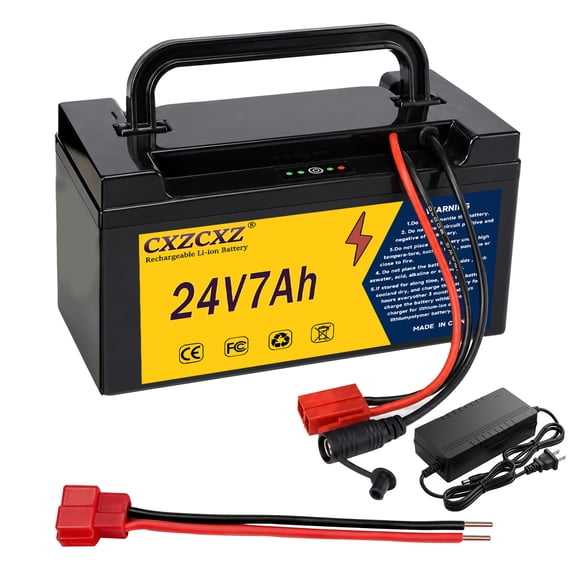 CXZCXZ 24V 7Ah Lithium Battery for Ride-on Cars & Toys,Dynacraft Realtree ,Longer Lasting and Lighter