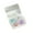 B, variant on 4/12Pcs Clear Colorful Paper Clip Horseshoe Paper Clamps File Organizers Clip 28x28mm for Bag File Document Photo