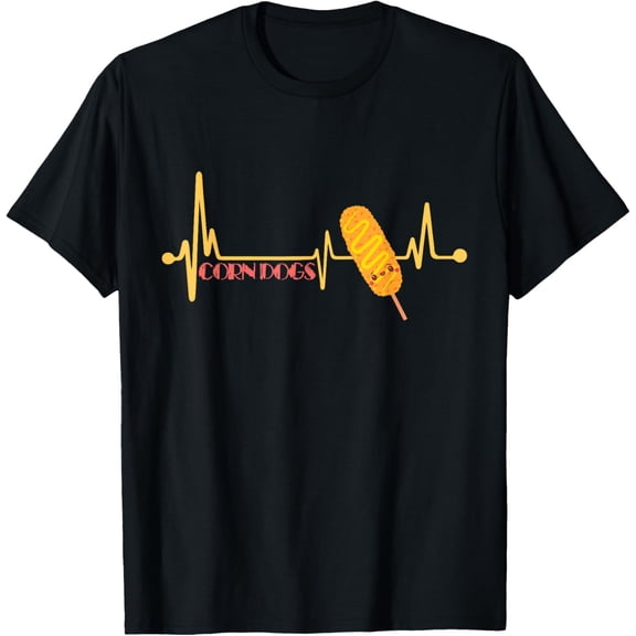 Exquisite and comfortable-Retro Corn Dogs Make Hot Dogs On Stick Corn Dog Lover T-Shirt