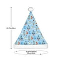 thumbnail image 3 of Haiem Cartoon Rocket With Space Pattern Santa Hat Confortable Velvet Christmas Hat for Christmas Party Favors Fit for Adults Men Women, 3 of 6