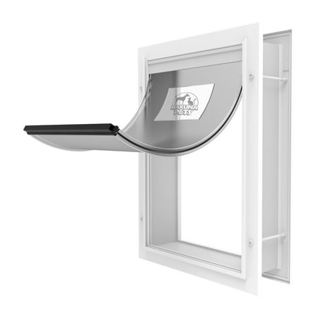 Hakuna Medium Deluxe Aluminum Pet Door For Dogs Cats Flexible