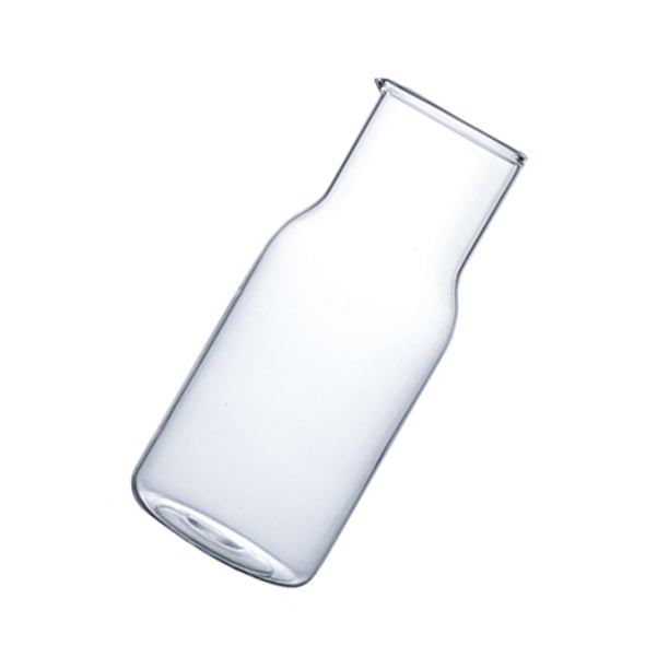 Ounissouiy Jarra de agua resistente a la temperatura café taza grande para beber transparente alto borosilicato té jugo leche olla Drinkware Mostrada L Ounissouiy HA071562-02