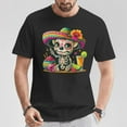 thumbnail image 2 of Cinco De Mayo Chihuahua Dog T-Shirt, Mexican Sugar Skull Sombrero Graphic Tee, Cute Fiesta Celebration Day of the Dead Style Shirt, Funny Holiday Party Gift Top For Men Women, 2 of 3