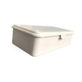 thumbnail image 4 of Caja de almacenamiento de hierro vacía, estilo retro, multifuncional, con tapa, para manualidades. Blanco, 4 of 9