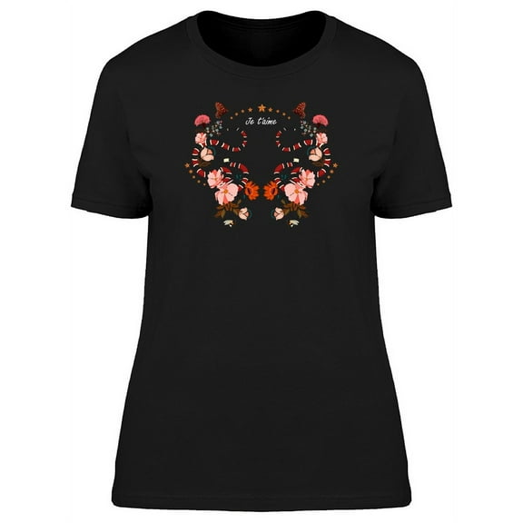 French Quote Lamour Snakes T-Shirt Women -Image by Shutterstock, Female 3X-Large