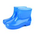 thumbnail image 5 of AUDeals Men's Short Rubber Rain Boots Waterproof Non Slip Mid Calf Mud Shoes Garden Work Outdoor Boots, 5 of 7