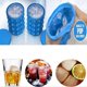 thumbnail image 3 of Bandeja para Cubitos de Hielo con Tapa, Cubo de Hielo Reutilizable, Moldes de Cubitos de Hielo de Goma con Tapa, para Congelar Cola, Cócteles, Whisky y Vino (Azul) Shuxiu Wang 8390615156394, 3 of 4