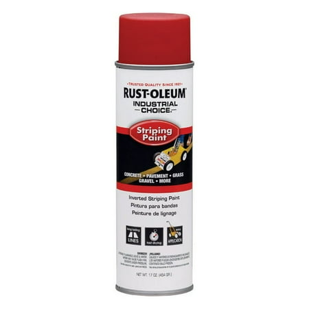 Rust-Oleum Striping Paint,20 oz,Red,Aerosol 1665838