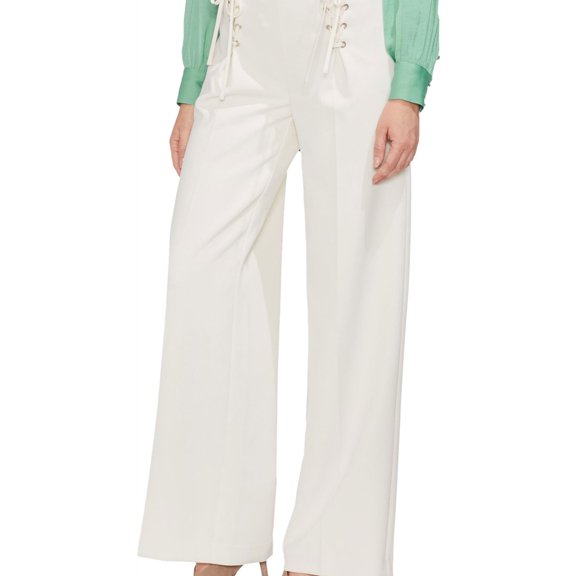 Vince Camuto Womens Lace Front Casual Wide Leg Pants