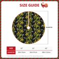 thumbnail image 2 of Xecao Corn And Dragonflies Pattern Christmas Tree Skirt Holiday Part Decorations for Christmas Tree, Farmhouse Christmas Decor Xmas Holiday Home Party Decorations-30", 2 of 6
