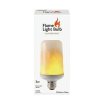 FEIT  3 watt S6 LED Bulb - 80 Lumens Warm Candle Light Decorative, 30 watt Equivalence