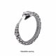thumbnail image 3 of Sonducket Anillo Ouroboros de vikingos nórdicos de plata de ley 925 de primera calidad Plata Premium elegante y delicada Ropa, zapatos y accesorios Miscelánea, 3 of 6