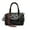 Black, variant on Fashion Handmade Leather Handbag for Women Shoulder Handbag Handle Travel Bag Multiple Pockets With Foot Pads