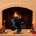 thumbnail image 3 of Rongfmy 6 Blade Top Powered Fireplace Home Xmas Circulating S S, 3 of 9