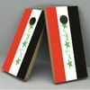 Iraq Flag Cornhole Board Vinyl Decal Wrap