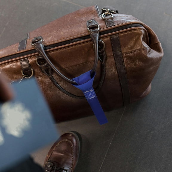 WEUVEB 5Pcs Motorcycle Luggage Straps in Blue for Holding Items on Motorcycles 12.07X1.77X0.16in