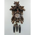thumbnail image 5 of Eight Day Musical Cuckoo Clock with Hand-carved Birds, Leaves, and Chicks in Nest, 5 of 5