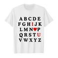 thumbnail image 4 of Children's Valentine's Day Fashion Printed Short Sleeved T Shirt 2t Girl Tops, 4 of 4