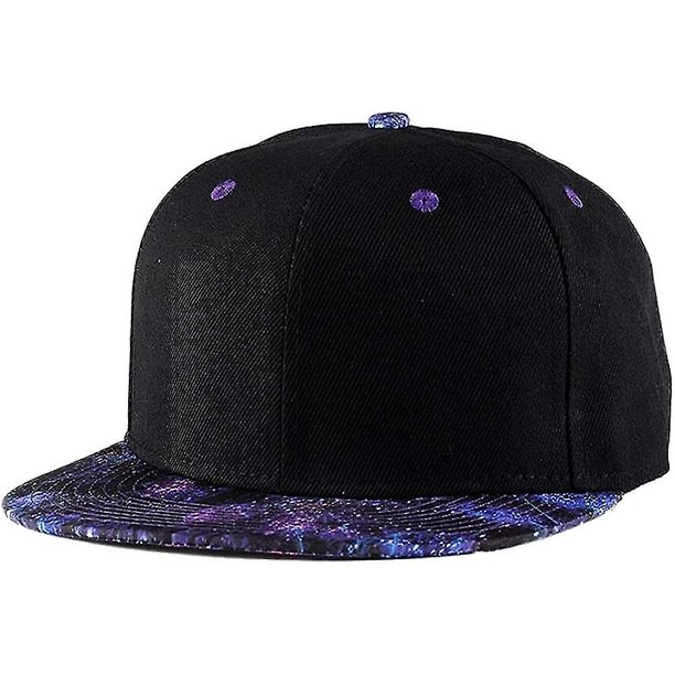 Snapback Hat For Men Women -hip-hop Adjustable Baseball Cap Flat Bill Visor Trucker Cap Unisex