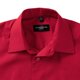 thumbnail image 4 of Russel Collection - Camisa de manga corta de popelina d poli-algodón Cuidado facil Modelo Tailored Poplin hombre caballero - Trabajo/Boda/Fiesta (Rojo Clásico), 4 of 5