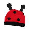 thumbnail image 5 of WIBACKER 3-6M Baby Girls Polka Dots Ladybug Dress Up Costume with Hat Birthday Halloween Christmas Fancy Party Outfit, 5 of 8