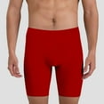 thumbnail image 2 of IWRICH Men's Underwear Stretch Long Boxer Briefs Second Skin Boxer Briefs Tagless Underwear for Workout Athletic Biking Red XXXXXL, 2 of 4
