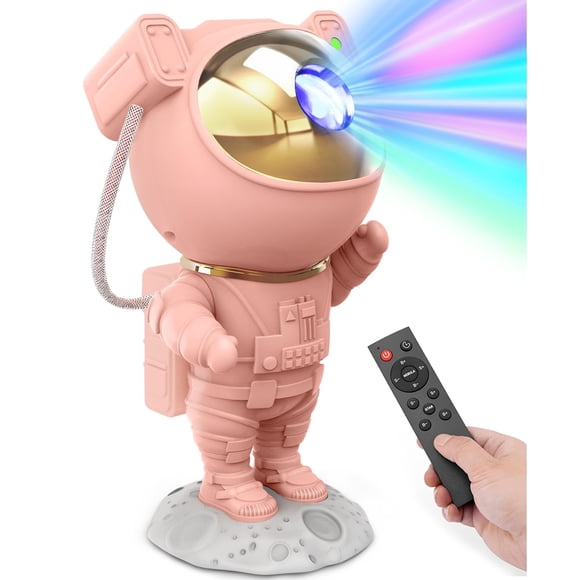 Proyector de estrellas Mooyran Galaxy con mando a distancia, color rosa