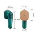 thumbnail image 3 of Plancha portátil portátil para ropa con placa de titanio, depósito de agua de 60 ml para cuidado de prendas en casa y viaje, 3 of 9