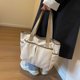 thumbnail image 4 of Bolso de mano de pana para mujer bolso de hombro grande de gran capacidad bolso informal para otoño e invierno, 4 of 8