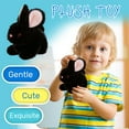 thumbnail image 5 of SAFEYMOM 6IN Hopping Rabbit Interactive Electronic Pet Plush Bunny Toy with Sounds and Movements Animated Walking Wiggle Ears Twitch Nose Easter Gifts for Easter Birthday, 5 of 13