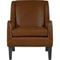thumbnail image 2 of Tommy Hilfiger Andover Leather Accent Chair Cognac Brown, 2 of 9