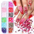 thumbnail image 1 of 3D Butterfly Nail Glitter Sequins Laser Butterfly Nail Art Stickers Decals Butterfly Nail Sequin Acrylic Paillettes Holographic Nail Sparkle Glitter B, 1 of 4